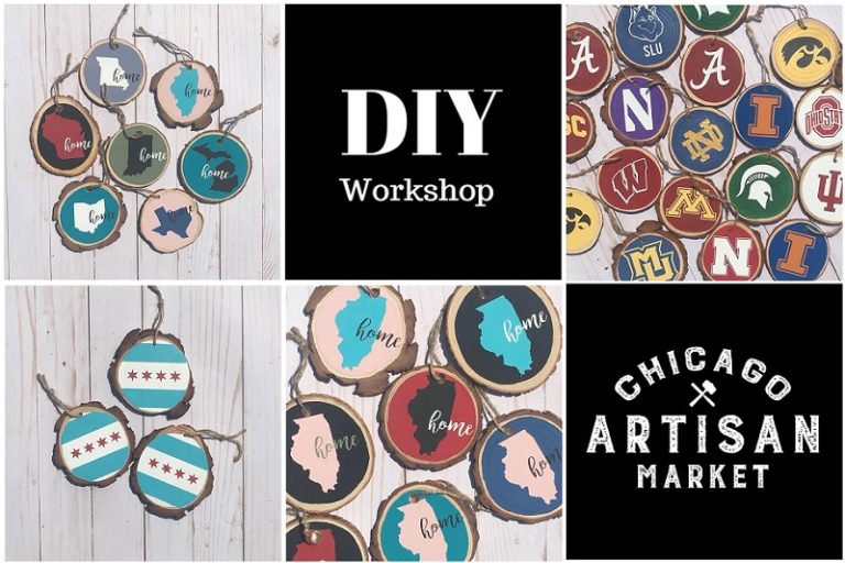 Tree Ornament Making DIY Class at Chicago Artisan Market