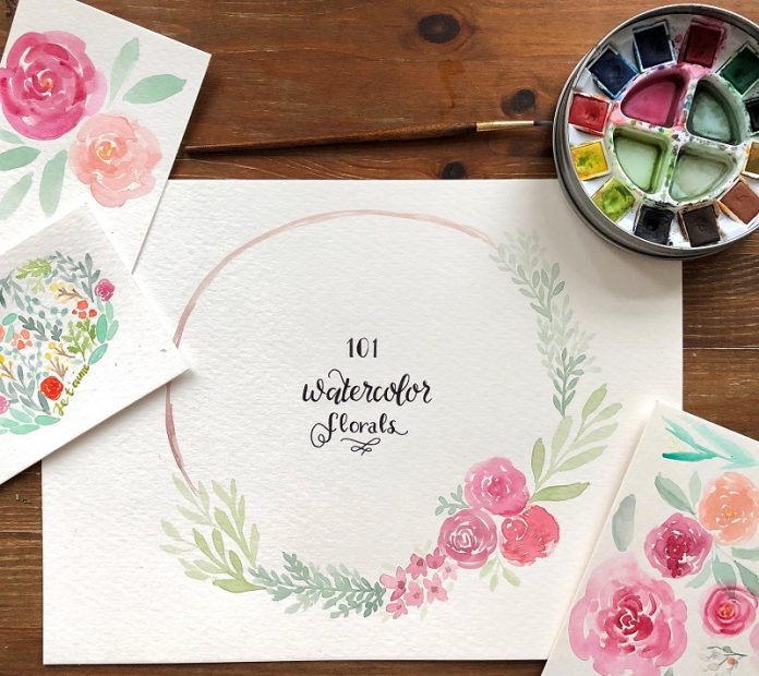 CynthiaMoos_Watercolors_800x713 Learn to Paint Watercolor Florals
